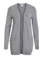 VIRIL Cardigan - Medium Grey Melange