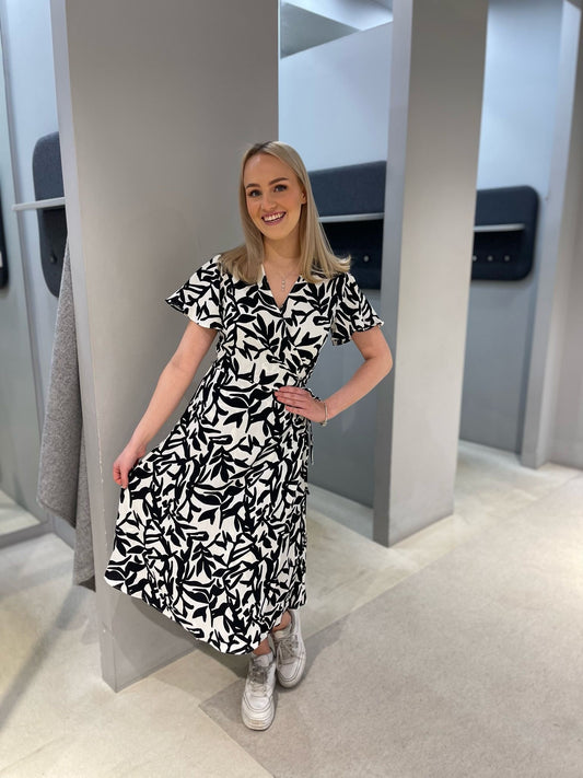 VILOVIE Midi Dress - Birch