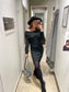 OBJGEROMIA Dress - Dark Grey Melange
