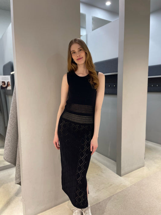 VITYLA Long Dress - Black Beauty