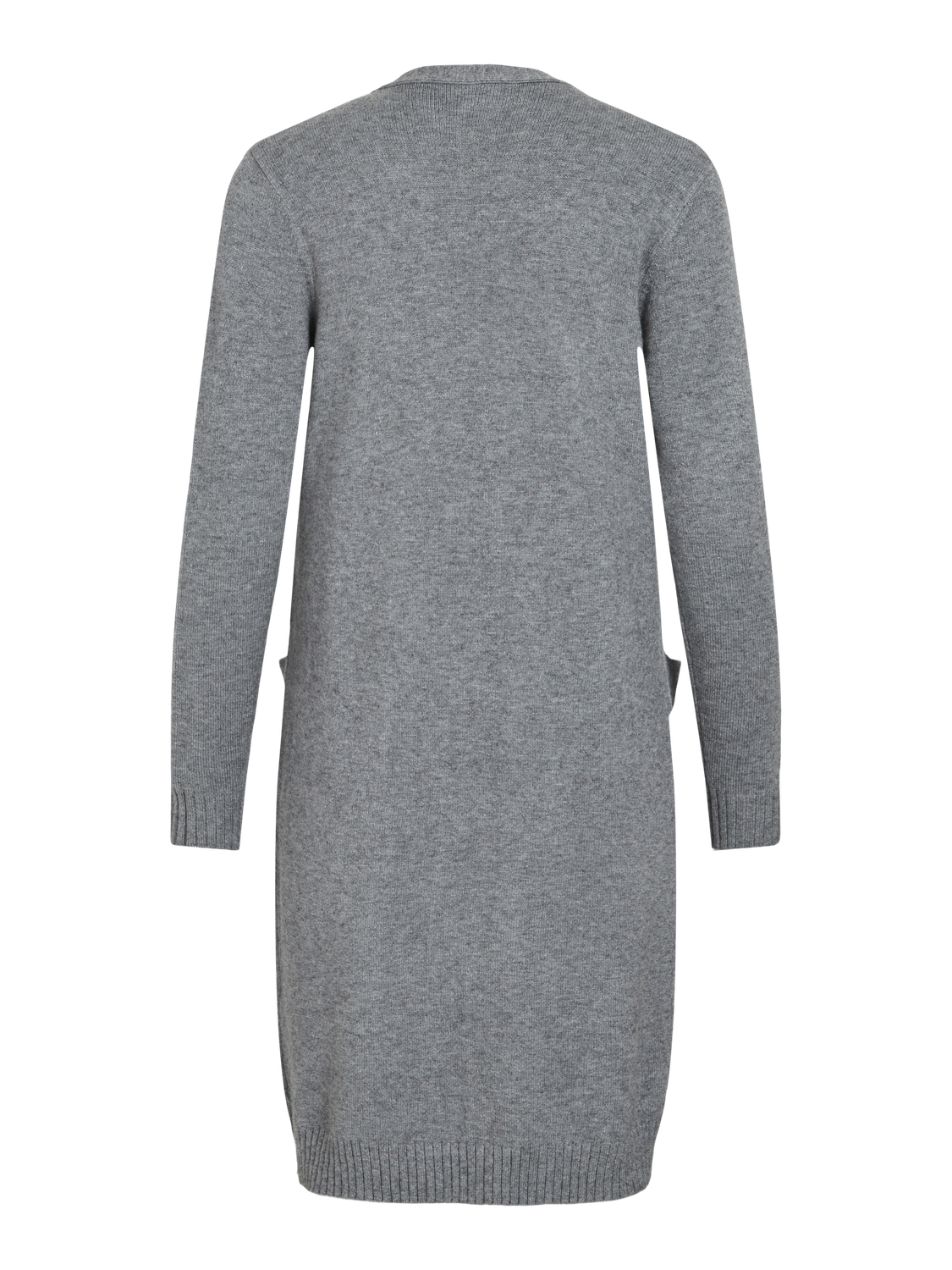 VIRIL Knit Cardigan - Medium Grey Melange