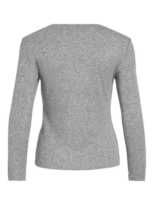 VIFIKA T-Shirts & Tops - Medium Grey Melange