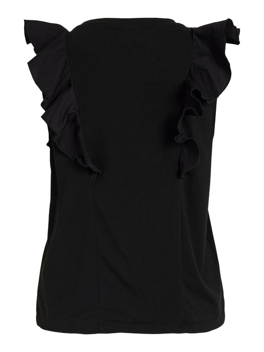 VISIERRA T-Shirts & Tops - Black