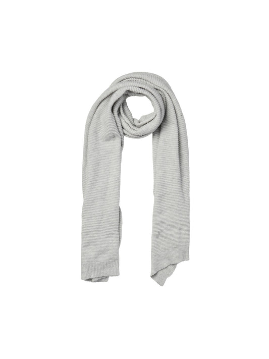 PCBENILLA Scarf - Light Grey Melange