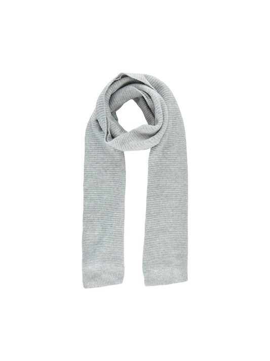 PCBENILLA Scarf - Light Grey Melange