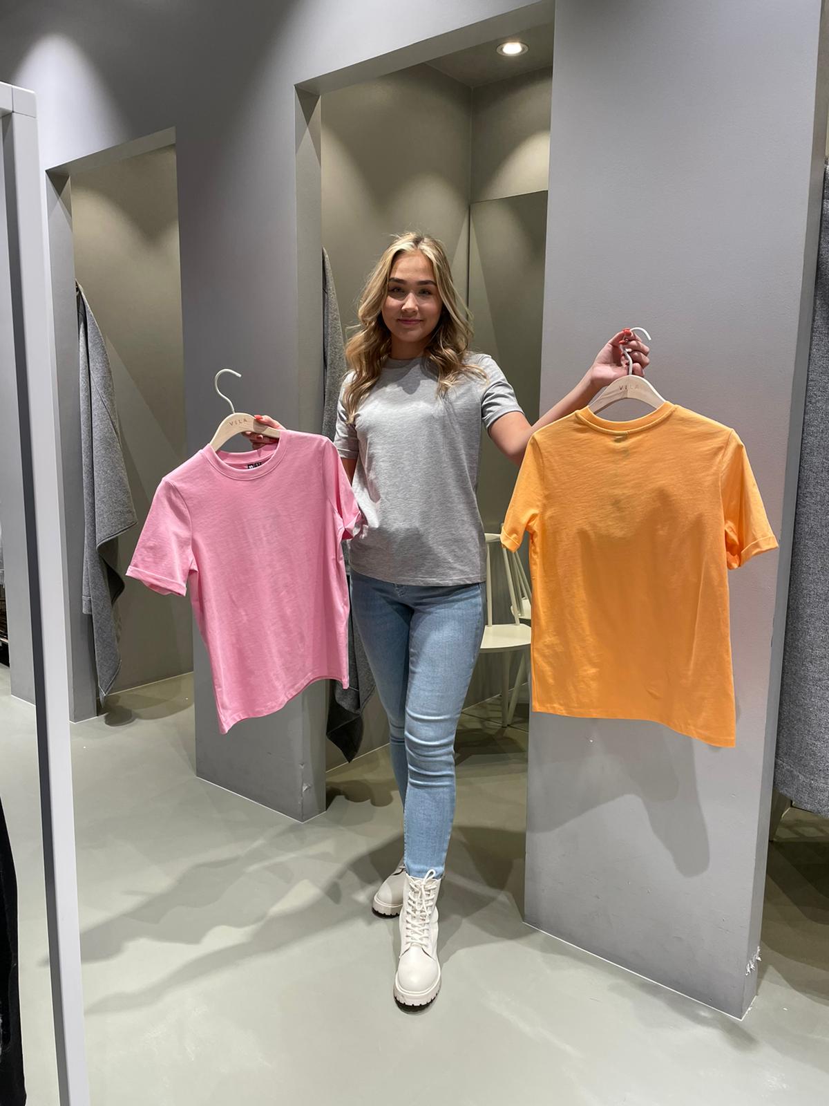 PCRIA T-Shirt - Light Grey Melange